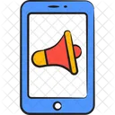 Haut Parleur Megaphone Publicite Icon