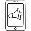 Haut Parleur Megaphone Publicite Icon