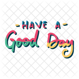 Have a good day Icon - Download in Sticker Style