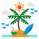 Hawaii Beach  Icon