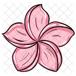 Free Free 127 Hawaiian Flower Outline Svg SVG PNG EPS DXF File