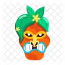 Tiki Cultural Mask Icon