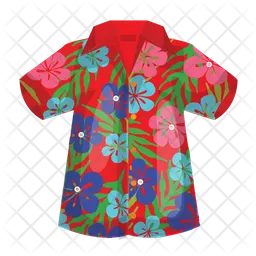Hawaiian Shirt Emoji Icon