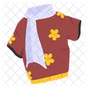 Hawaiian Shirt Muffler Icon