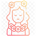Hawaiianische Frau  Symbol