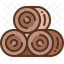 Hay Bale Rolled Icon