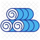 Hay Bale Agriculture Farming Icon