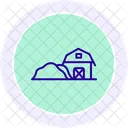 Haystack Near Barn Haystack Near Icon
