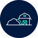 Haystack near barn  Icon