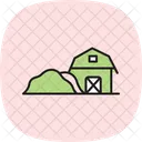 Haystack Near Barn Haystack Near Icon