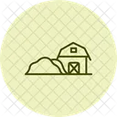 Haystack Near Barn Haystack Near Icon