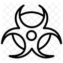 Hazard Black Outline Icon 아이콘