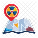 Nuclear Area Hazard Map Hazard Location Symbol
