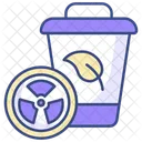 Hazardous Waste Disposal Danger Disposal Icon