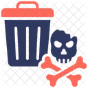 Hazardous Waste Danger Waste Icon