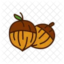 Hazelnut Nut Brown Icon