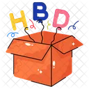 HBD gift  Icon