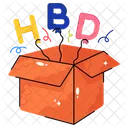 Greeting Gift Birthday Icon