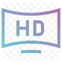 Hd Tv Hd 720 Ícone