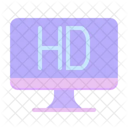 Hd Display  Icon