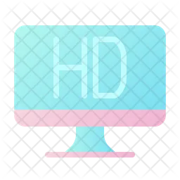 Hd Display  Icon