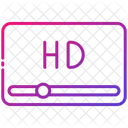 HD Film HD Inhalt Symbol