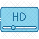 HD Film HD Inhalt Symbol