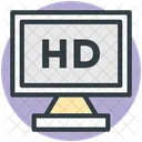 Hd High Definition Icon