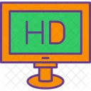 HD TV  아이콘