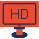 HD TV  아이콘