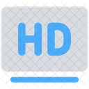 Video Streaming Qualitat Symbol