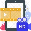 Hd Video  Icon