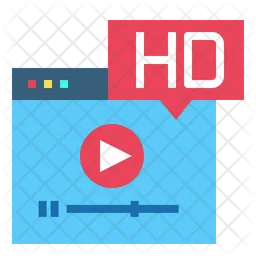 Hd Video  Icon