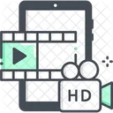Hd Video Hd Movie Hd Film Icon