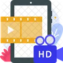 Hd Video Hd Movie Hd Film Icon