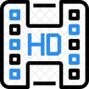 Hd Video Reel Icon
