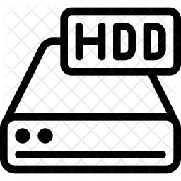 Hdd Icon Of Line Style Available In Svg Png Eps Ai Icon Fonts