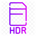 HDR Archiv Dokument Symbol