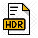 HDR ハイダイナミックレンジ画像ファイル  アイコン