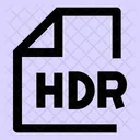 Hdr Hdr File Gif Files Icon