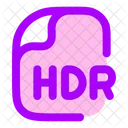 Hdr Hdr File Gif Files Icon