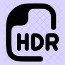 Hdr Hdr File Gif Files Icon