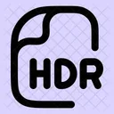 Hdr Hdr File Gif Files Icon