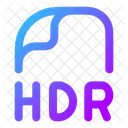 Hdr Hdr File Gif Files Icon