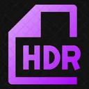 Hdr Hdr File Gif Files Icon