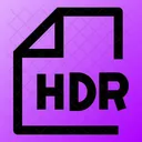 Hdr Hdr File Gif Files Icon