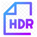 Hdr Hdr File Gif Files Icon