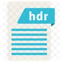 HDR 파일  아이콘