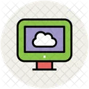 Hdtv Cloud Sign Icon