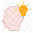 Head Light Bulb Idea Icon